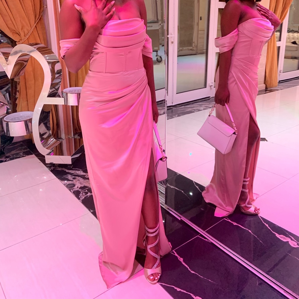 Satin Pink Gown